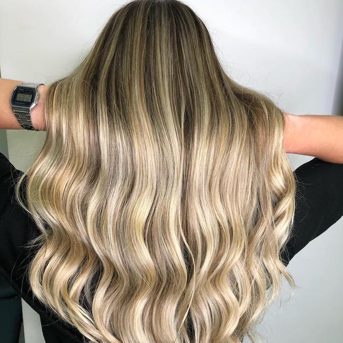 Professional Long Hair Highlights and Color